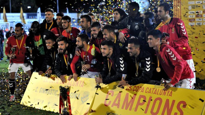 El Nàstic, vigent campió de la Copa Catalunya. | Foto: FCF
