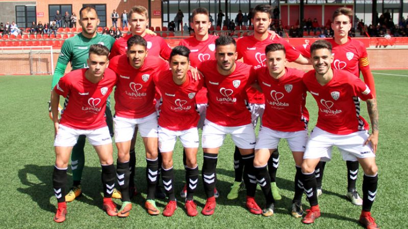 L'onze inicial en el partit davant l'Europa. Foto: Àngel Garreta - CE Europa.