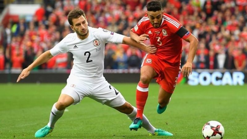 Kakabadze en un partit amb la selecció de Geòrgia. | Foto: uefa.com