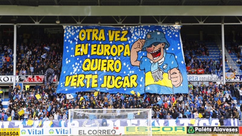 L'afició, el gran actiu del Deportivo Alavés.