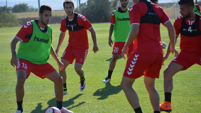 Primer entrenament a Peralada.
