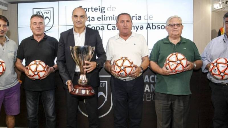 Josep Mª Grau, representant del Nàstic a la seu de la FCF.
