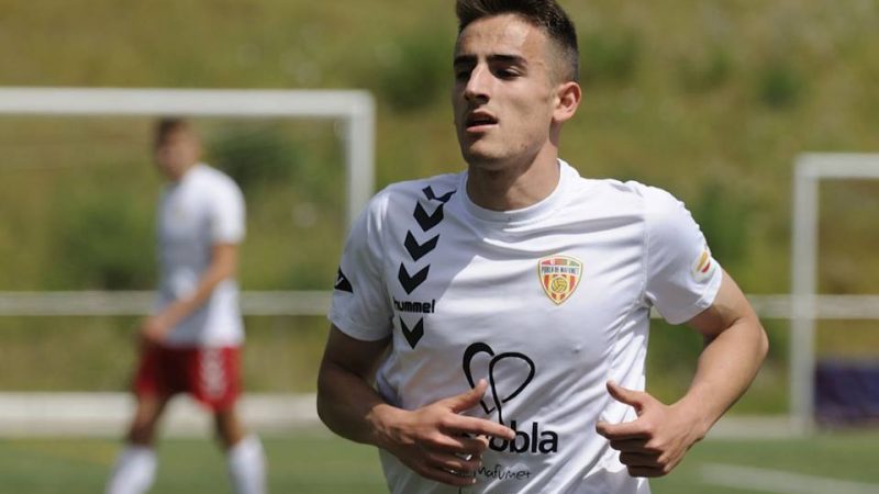 Pol Valentín ha disputat els 90 minuts en el partit d'avui.  Foto; FC Santboià - David Ferrer.