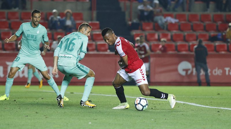 Uche va ser el protagonista del Nàstic-Granada de la temporada passada. | Foto: Gimnàstic de Tarragona