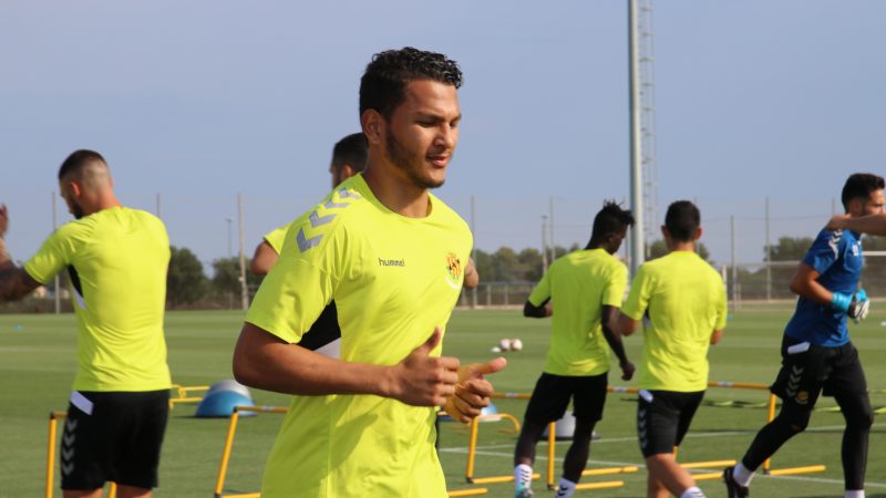 Luis Suárez en el primer entrenament amb el Nàstic. |Foto: Gimnàstic de Tarragona