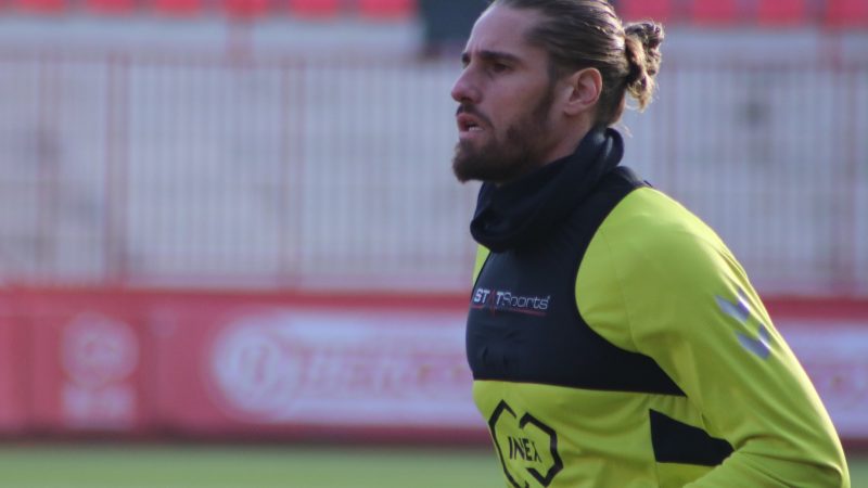 Raúl Albentosa en un entrenament amb el Nàstic. |Foto: Gimnàstic de Tarragona