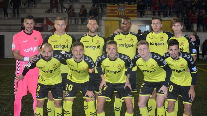 L'onze inicial que es va enfrontar al Vilafranca aquest passat dimecres. | Foto: Gimnàstic de Tarragona