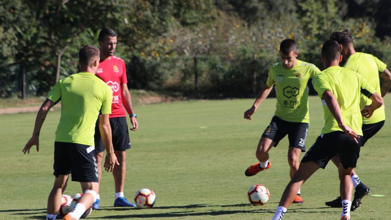 L'equip ja va entrenar a La Vall d'en Bas durant la primera setmana d'octubre. Foto: Gimnàstic de Tarragona.