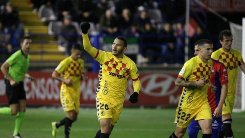 Luis Suárez celebrant el seu segon gol com a grana | Foto: laliga.es