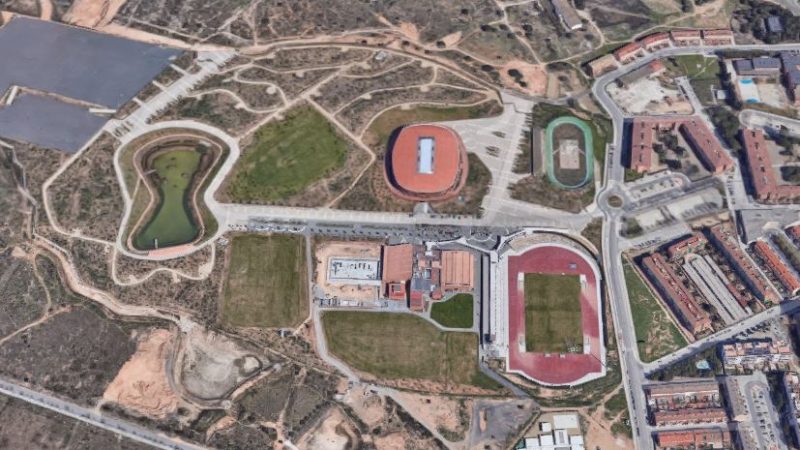 Els terrenys de Camp Clar on s'hi ubicaria la nova ciutat esportiva. | Foto: Google Maps