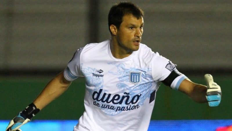 Sebastián Saja en la seva etapa al Racing Club.