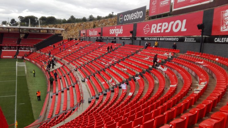 Gol Nord del Nou Estadi. | Foto: Nastic.cat