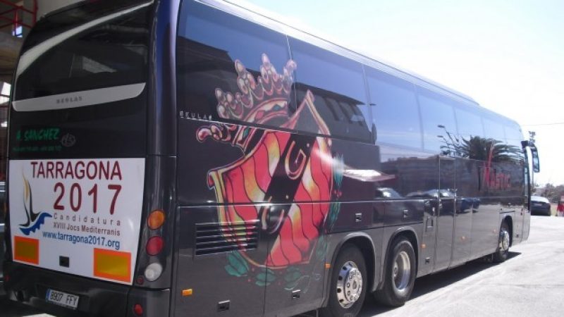 Autocar del Nàstic. | Foto: resultados-futbol.com