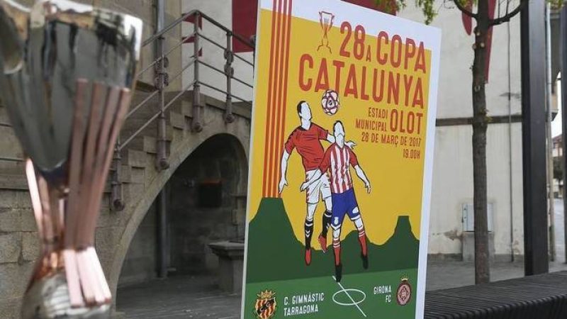 Cartell de l'edició d'enguany de la final de la Copa Catalunya. | Foto: CCMA