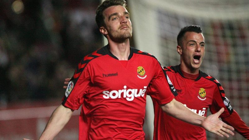 Manu Barreiro celebra un gol al costat de Tejera, l'any passat. | Foto: mundodeportivo.com
