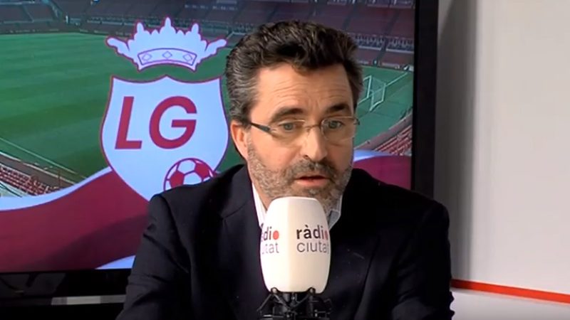 El vicepresident del Nàstic, Jordi Virgili, al programa Localitat Grana. | Foto: YouTube