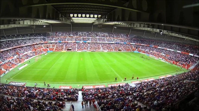 Vista panoràmica de l'estadi d'El Molinón. | Foto: YouTube