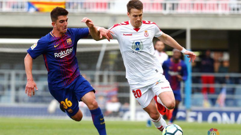 Imatge del partit al Miniestadi entre el Barça B i la Cultural. | Foto: laliga.es