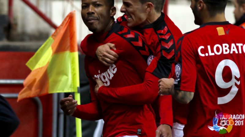Juan Muñiz celebra el gol d'Uche davant el Cádiz. | Foto: laliga.es